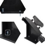 Adjustable Arrow Fletching Jig with Clamps