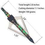 LeeMui 12PK 100 Grain Hunting Broadheads