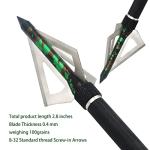 LeeMui 12PK 100 Grain Hunting Broadheads