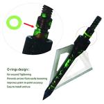 LeeMui 12PK 100 Grain Hunting Broadheads