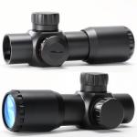3X28 Compact Rifle Scope with Illuminated Reticle