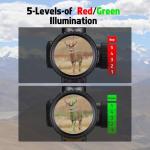 3X28 Compact Rifle Scope with Illuminated Reticle