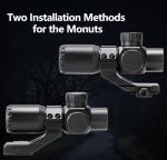 3X28 Compact Rifle Scope with Illuminated Reticle