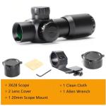 3X28 Compact Rifle Scope with Illuminated Reticle