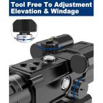 UUQ 4X32 Optics Scope with Red Laser