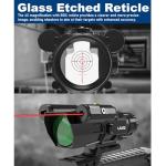 UUQ 4X32 Optics Scope with Red Laser