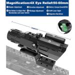 UUQ 4X32 Optics Scope with Red Laser