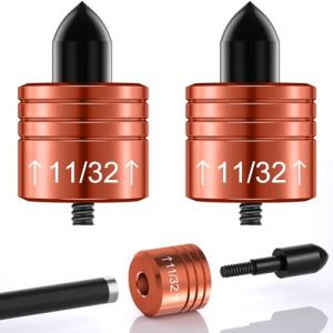 VORIGY Orange Crossbow Bolt Decocking Heads - 2 Pack