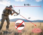 VORIGY Orange Crossbow Bolt Decocking Heads - 2 Pack