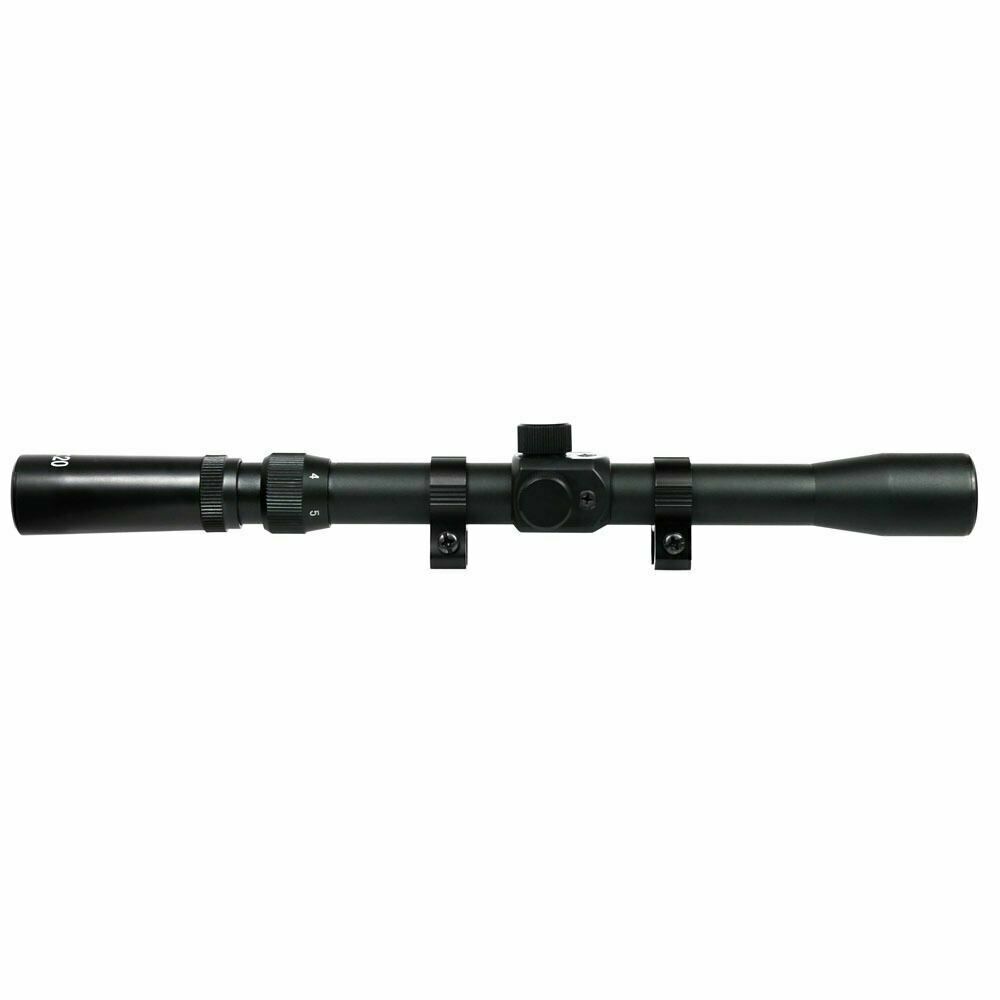 3-7x20 Scope with Ring Mounts for Reverse Draw Crossbows