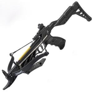 80LB Self-Cocking Black Crossbow with 3 Bolts