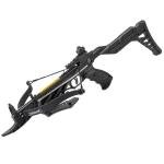 80LB Self-Cocking Black Crossbow with 3 Bolts