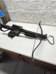 175 lb Black Reverse Draw Crossbow with Broadheads