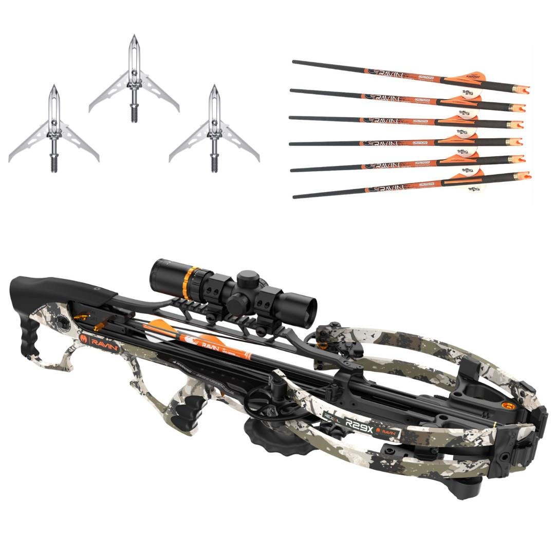 Ravin R29X Predator Crossbow with 9 Bolts