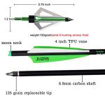 LWANO Carbon Crossbow Bolts and Broadheads Kit