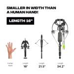 130 lb Silent Loading Reverse Draw Crossbow