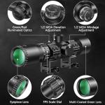 CVLIFE 1.5-5x32 Illuminated Crossbow Scope
