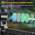 CVLIFE 1.5-5x32 Illuminated Crossbow Scope