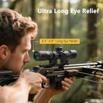 CVLIFE 1.5-5x32 Illuminated Crossbow Scope