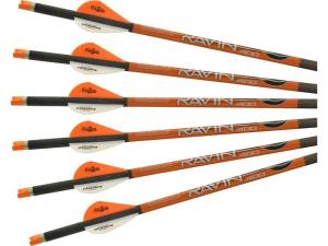 Ravin 400 Grain Crossbow Arrows with Orange Nocks 6 Pack