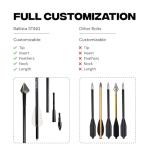 Ballista Sting Mini Crossbow Bolts – Pack of 6