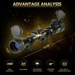 SOROVEE 3-9x40 Tactical Rifle Scope with Rangefinder