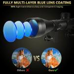 SOROVEE 3-9x40 Tactical Rifle Scope with Rangefinder