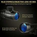 SOROVEE 3-9x40 Tactical Rifle Scope with Rangefinder