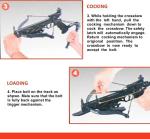 225 FPS Adjustable Tactical Self-Cocking Crossbow