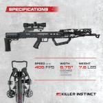 Killer Instinct TEMPR-X Crossbow Kit with Scope