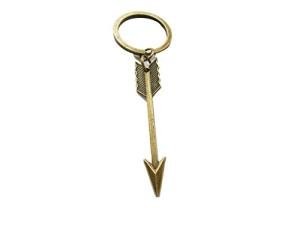 Bronze Arrow Crossbow Keychain - Archer Gift