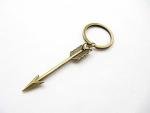 Bronze Arrow Crossbow Keychain - Archer Gift