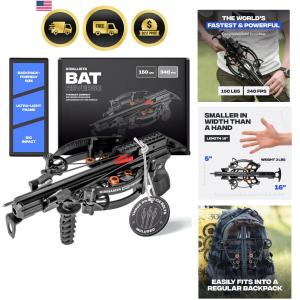 Powerful 150lbs Crossbow - 340 fps for Hunting