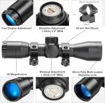 4x32 Compact Crossbow Scope with BDC Reticle