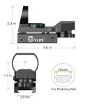 CVLIFE 1X22 Red Green Dot Reflex Sight