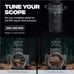 BALLISTA Falcon Flex Crossbow Scope with Adjustable Magnification