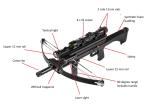 120lbs WT4 Tactical Steel Ball Crossbow with Light