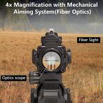 CVLIFE 4x32 Tactical Scope with Illuminated Reticle