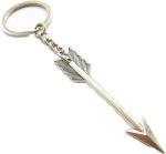 Silver Bow and Arrow Keychain for Archers
