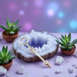 Silver Bow and Arrow Keychain for Archers