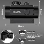 SVITVU Red Dot Sight 1x40mm for Crossbows