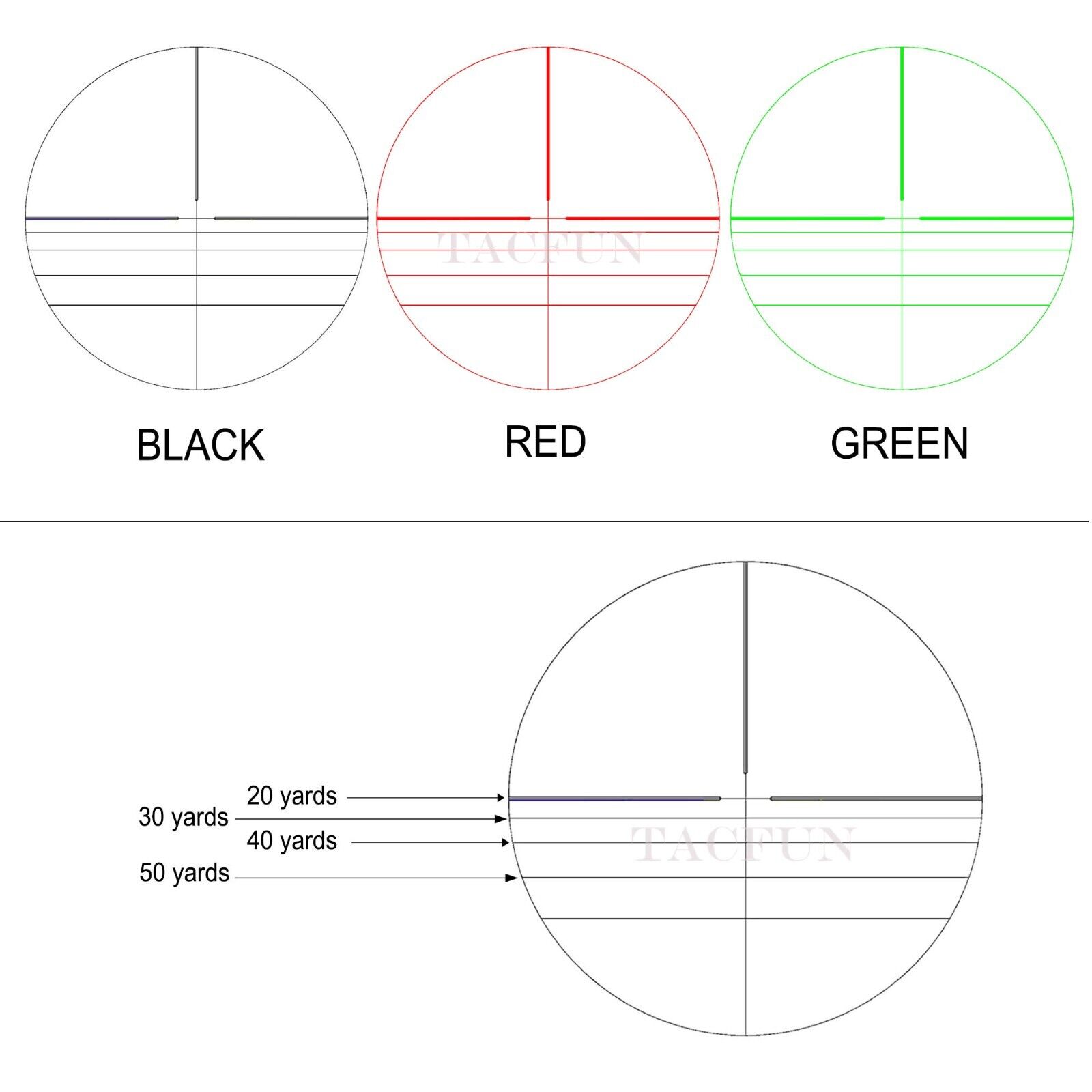Compact 4X32 Crossbow Scope with Reticle