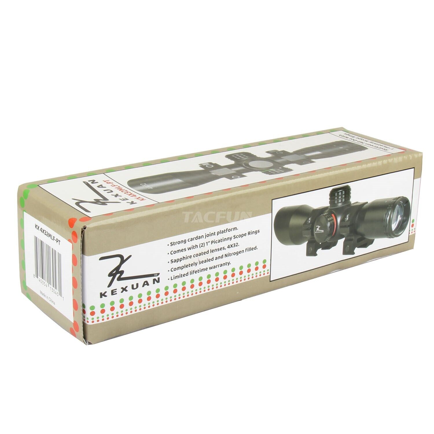 Compact 4X32 Crossbow Scope with Reticle
