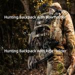 Water-Resistant Hunting Backpack with Crossbow Holder