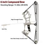 ZSHJGJR Compact Archery Compound Bow Set
