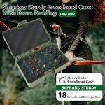Smarkey Broadhead Storage Case for 18 Arrowheads
