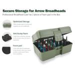 Smarkey Broadhead Storage Case for 18 Arrowheads