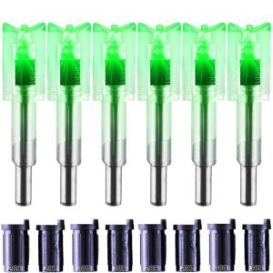 KEAUP Lighted Nocks for Crossbow Bolts - 3 Pack