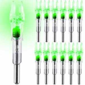 Lighted Nocks for Arrows - 12 Pack Set