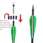 KEAUP Lighted Nocks for Crossbow Bolts – 6/3 Pack